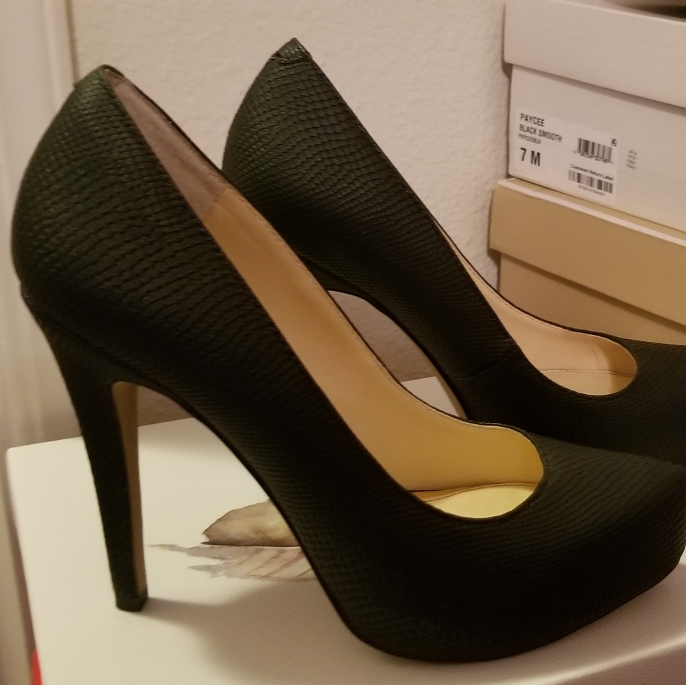 Black heels